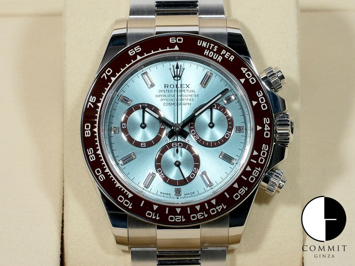 ロレックス デイトナ Ref.126506A プラチナ アイスブルーx11Pダイヤ文字盤 美品 5ag5r57z