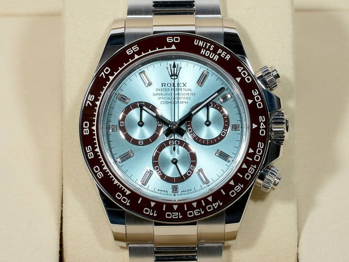 ロレックス デイトナ Ref.126506A プラチナ アイスブルーx11Pダイヤ文字盤 美品 5ag5r57z