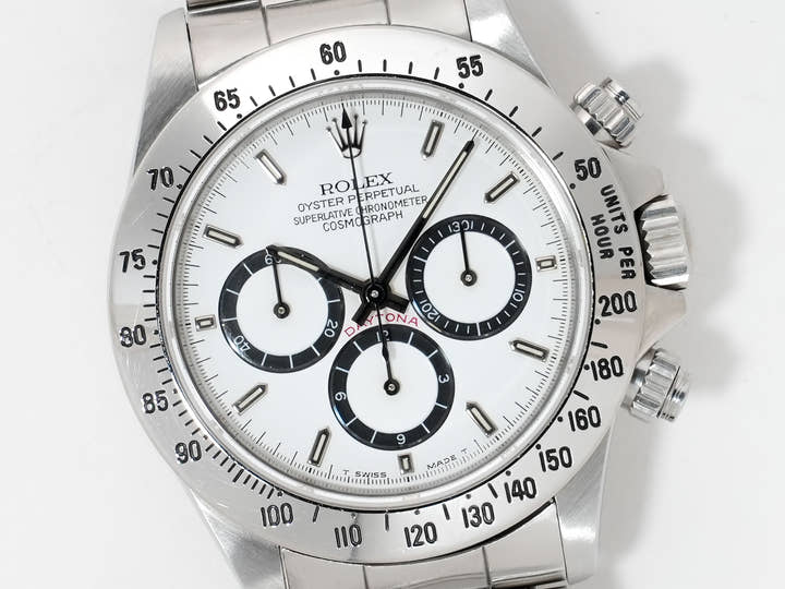 ロレックス デイトナ エルプリメロ Ref.16520 ステンレススチール ホワイト文字盤 中古 4c25tvfs