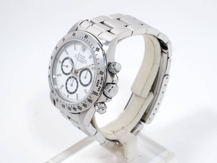 ロレックス デイトナ エルプリメロ Ref.16520 ステンレススチール ホワイト文字盤 中古 4c25tvfs