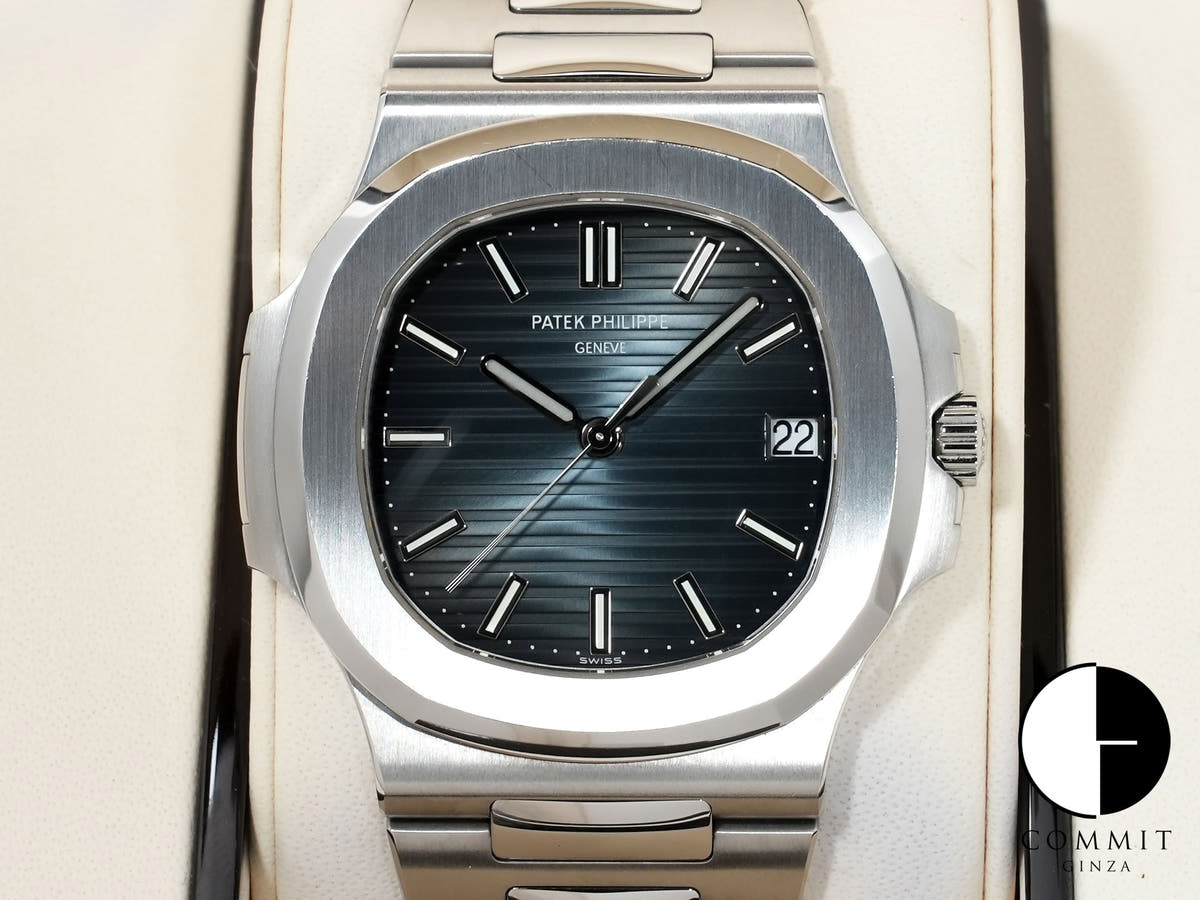 パテックフィリップ ノーチラス Ref.5711/1A-010 ステンレススチール ブルー文字盤 中古 ih8kmamr
