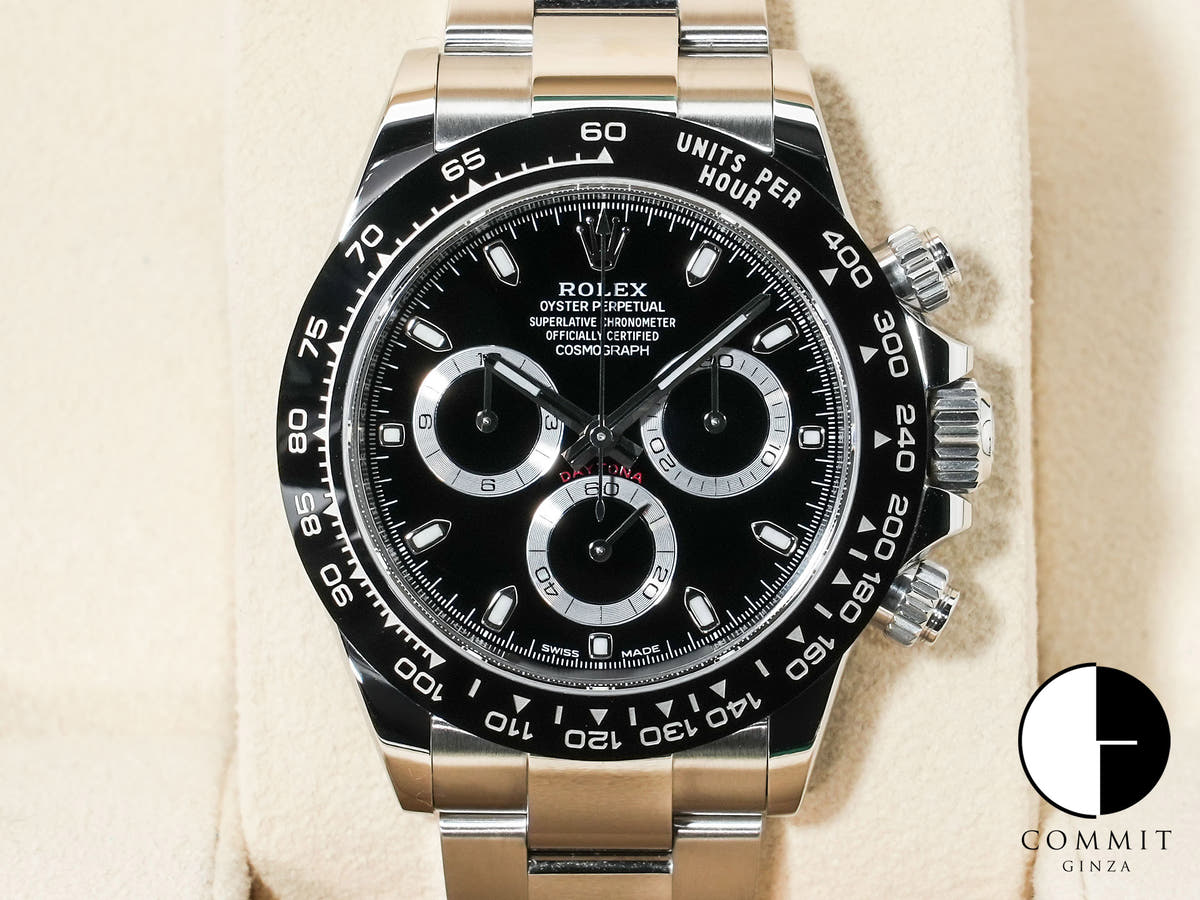 ロレックス デイトナ Ref.116500LN ステンレススチール ブラック文字盤 美品 sjhhm6qu