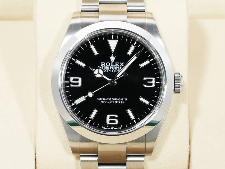 ロレックス エクスプローラー40 Ref.224270 ステンレススチール ブラック文字盤 オイスターブレスレット 美中古 4xg7iq28