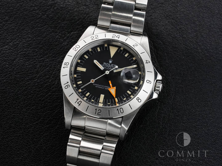 Rolex Explorer II Ref. 1655 Stainless Steel Black Dial Oyster Bracelet Used ncq3pjdp