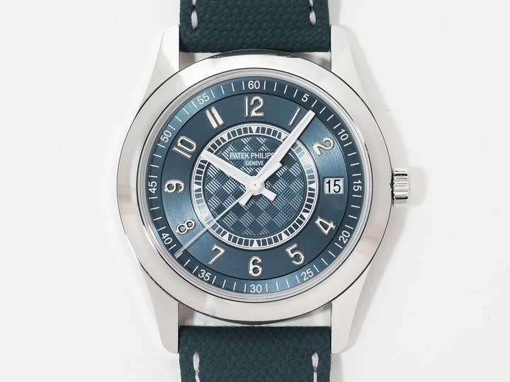 パテックフィリップ カラトラバ Ref.6007A-001 ステンレススチール グレーブルー文字盤 中古 prz8if42