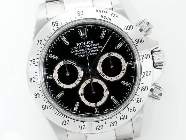 ロレックス デイトナ エルプリメロ Ref.16520 ステンレススチール ブラック文字盤 中古 43id9p5x