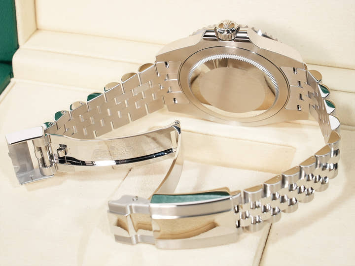 ROLEX GMT-Master II Ref.126710GRNR Stainless Steel Black Dial Jubilee Bracelet Unused fb7bcf4p