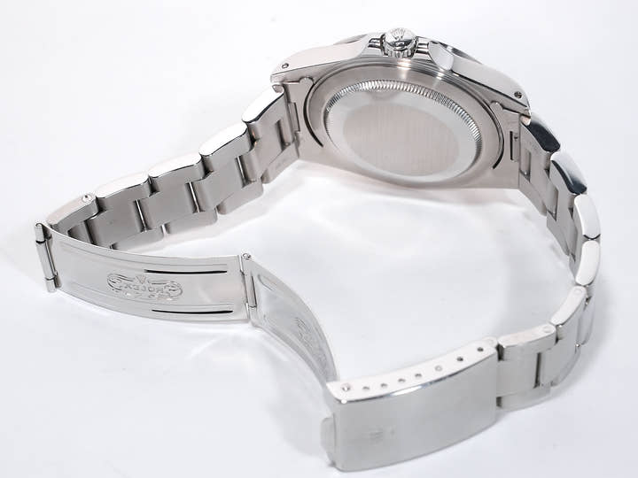 ロレックス エクスプローラーII Ref.16570 ステンレススチール ブラック文字盤 オイスターブレスレット 中古 azomc7vz