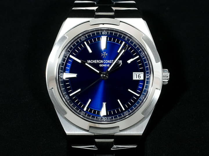 ヴァシュロンコンスタンタン オーヴァーシーズ Ref.4500V/110A-B128 ステンレススチール ブルー文字盤 中古 vrqp5dut
