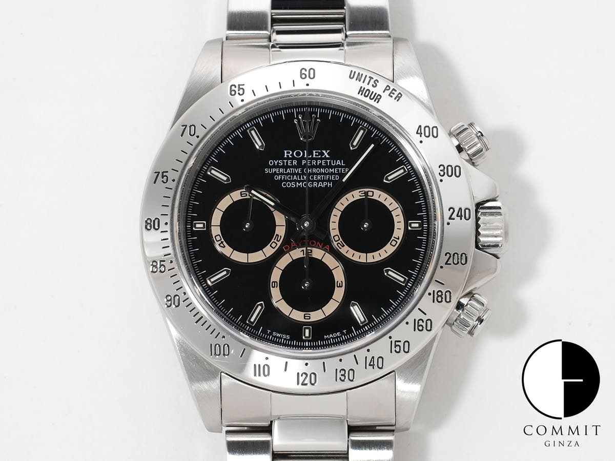 ロレックス デイトナ エルプリメロ Ref.16520 ステンレススチール ブラック文字盤 中古 pe5v4n3w