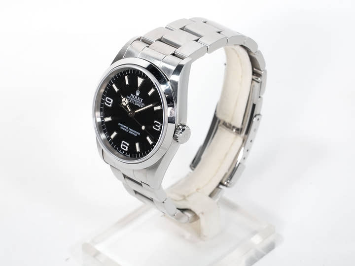 ロレックス エクスプローラーI Ref.14270 ステンレススチール ブラック文字盤 オイスターブレスレット 中古 y2bzw6sy