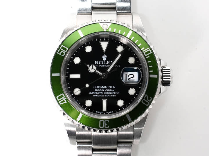 ロレックス サブマリーナー デイト Ref.16610LV ステンレススチール ブラック文字盤 中古 okpki3o2