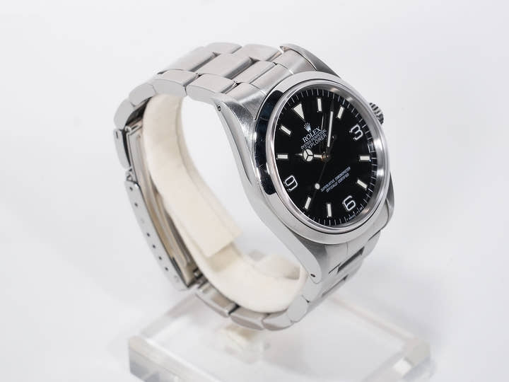 ロレックス エクスプローラーI Ref.14270 ステンレススチール ブラック文字盤 オイスターブレスレット 中古 tsexzoot