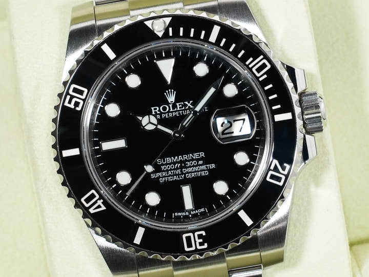 ロレックス サブマリーナー デイト Ref.116610LN ステンレススチール ブラック文字盤 中古 4a32kndx