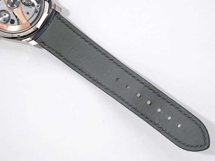 H.モーザー エンデバー センターセコンド Ref.1200-0201 ホワイトゴールド ファンキーブルー文字盤 美中古 x4mt54ay