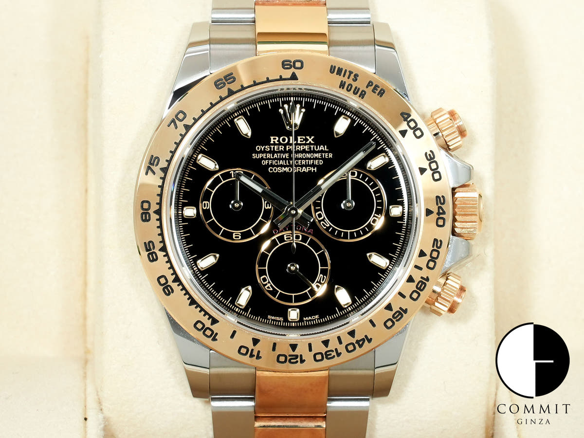 ロレックス デイトナ Ref.116503 ステンレススチール/イエローゴールド ブラック文字盤 中古 cmtgae4c