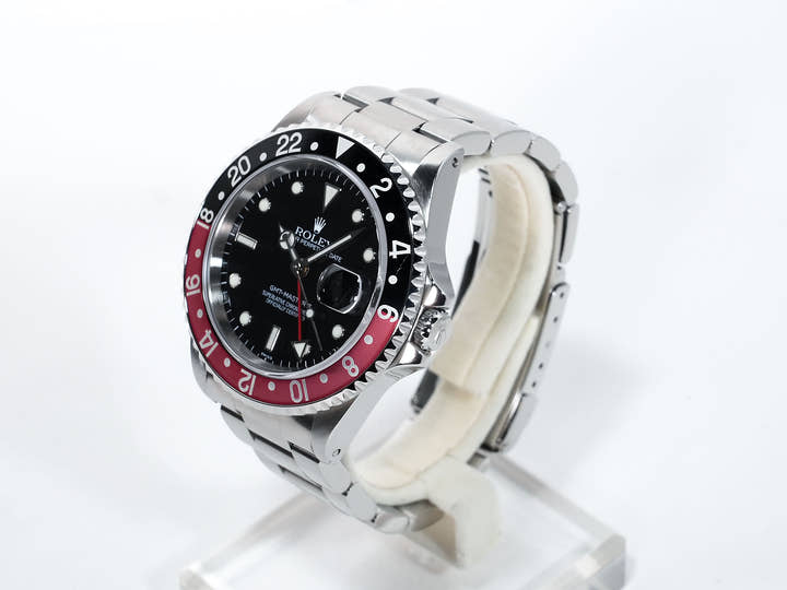 Rolex GMT-Master II Ref. 16710 Stainless Steel Black Dial Oyster Bracelet Excellent Used fnfkit7d