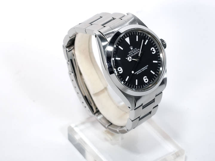 ロレックス エクスプローラーI Ref.1016 ステンレススチール ブラック文字盤 中古 rznxv8o4