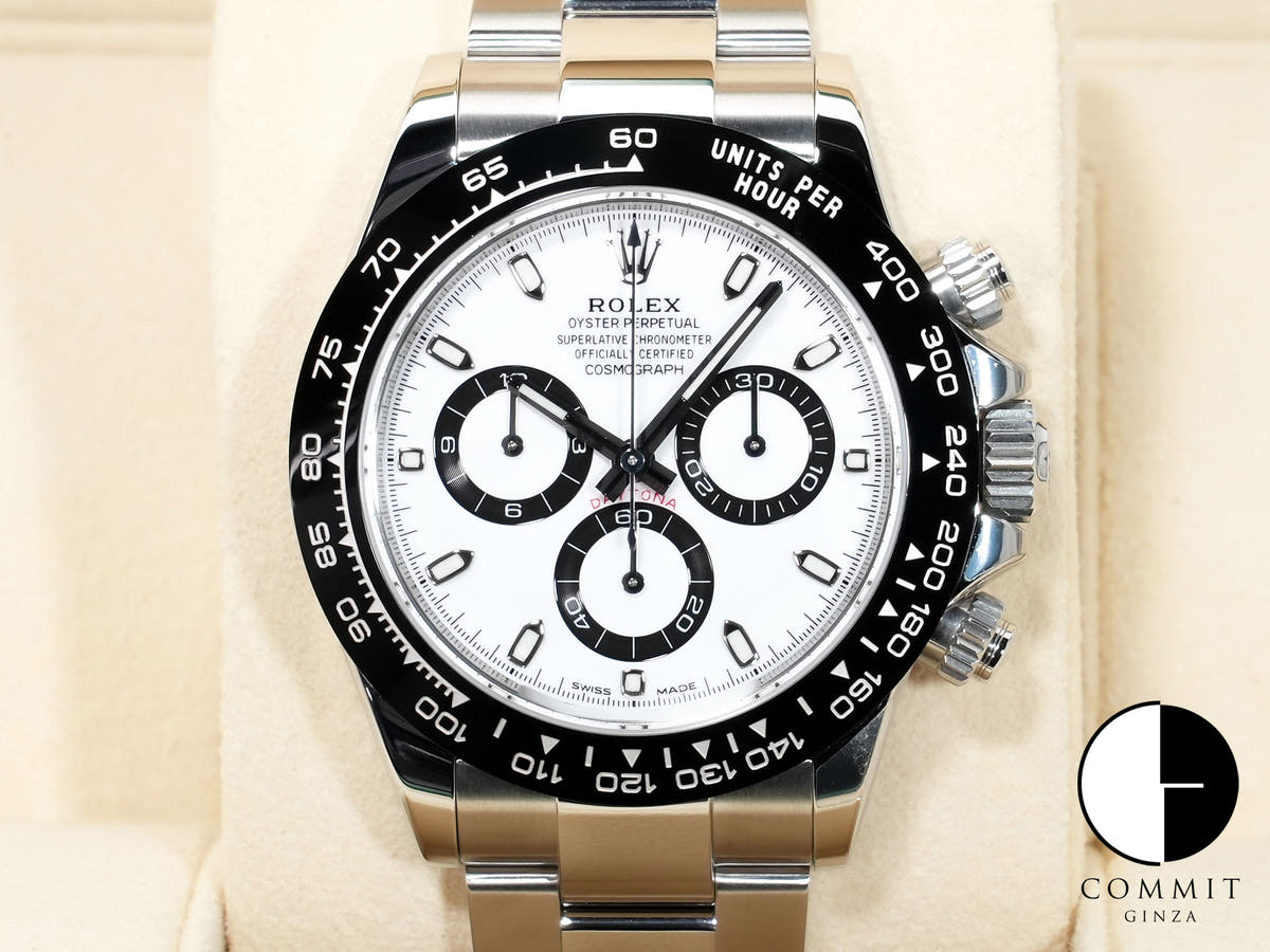ロレックス デイトナ Ref.116500LN ステンレススチール ホワイト文字盤 極美品 2knpy5e8