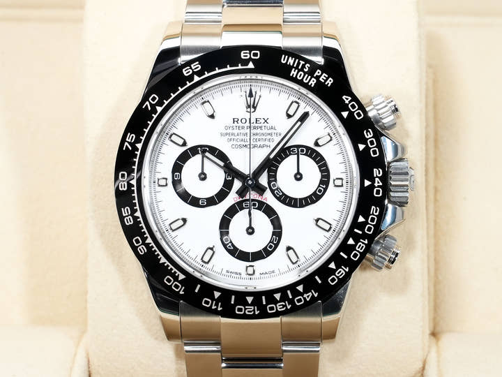 ロレックス デイトナ Ref.116500LN ステンレススチール ホワイト文字盤 極美品 2knpy5e8