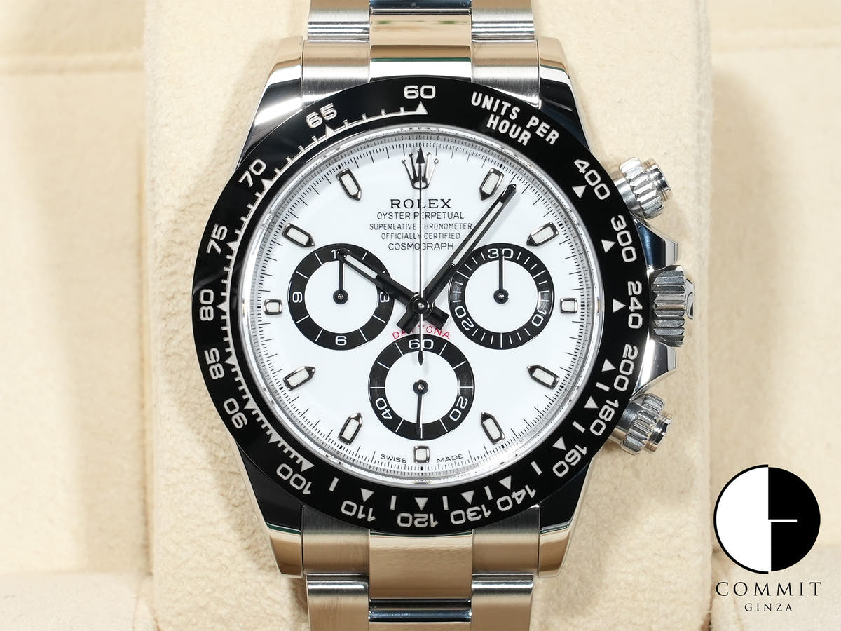 ロレックス デイトナ Ref.116500LN ステンレススチール ホワイト文字盤 美品 w2vi5zaz