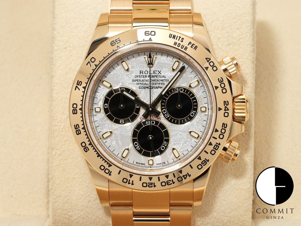ロレックス デイトナ Ref.116508 イエローゴールド メテオライト文字盤 美中古 apogbqwj