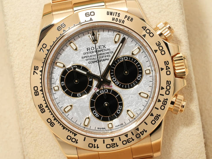 ロレックス デイトナ Ref.116508 イエローゴールド メテオライト文字盤 美中古 apogbqwj