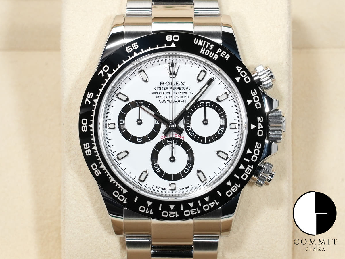 ロレックス デイトナ Ref.116500LN ステンレススチール ホワイト文字盤 美中古 qduebjsg