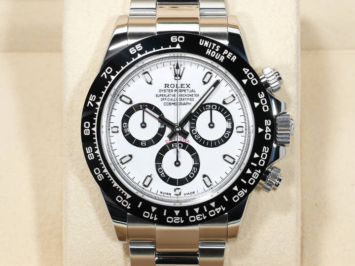 ロレックス デイトナ Ref.116500LN ステンレススチール ホワイト文字盤 美中古 qduebjsg