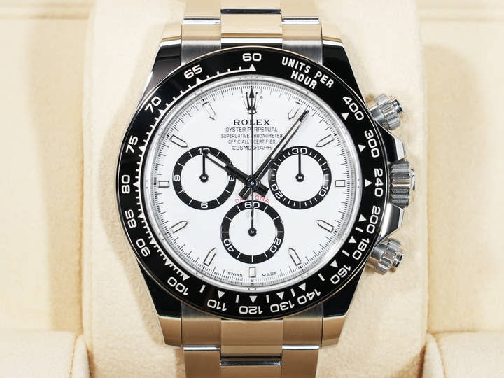 ロレックス デイトナ Ref.126500LN ステンレススチール ホワイト文字盤 美品 txydqjkg