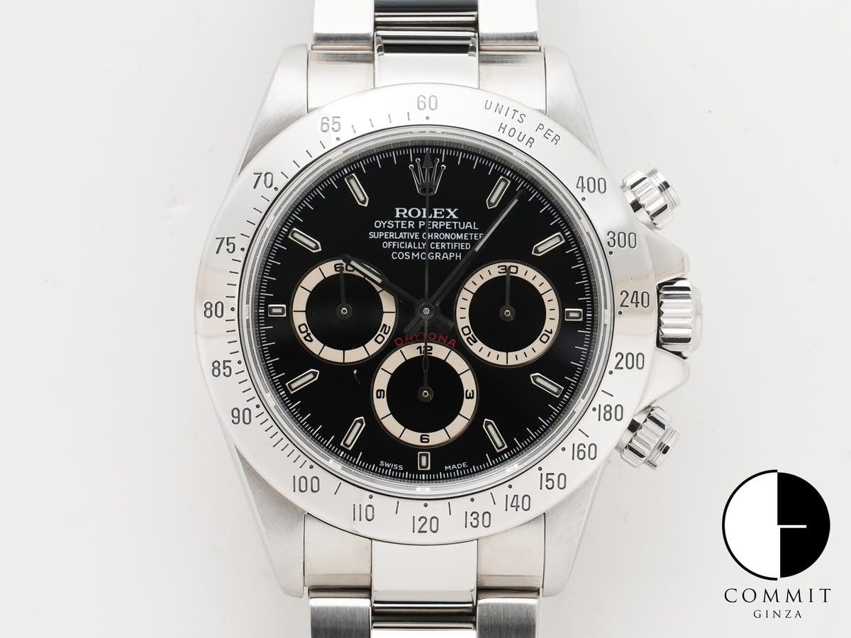 ロレックス デイトナ エルプリメロ Ref.16520 ステンレススチール ブラック文字盤 中古 m2b89vy3