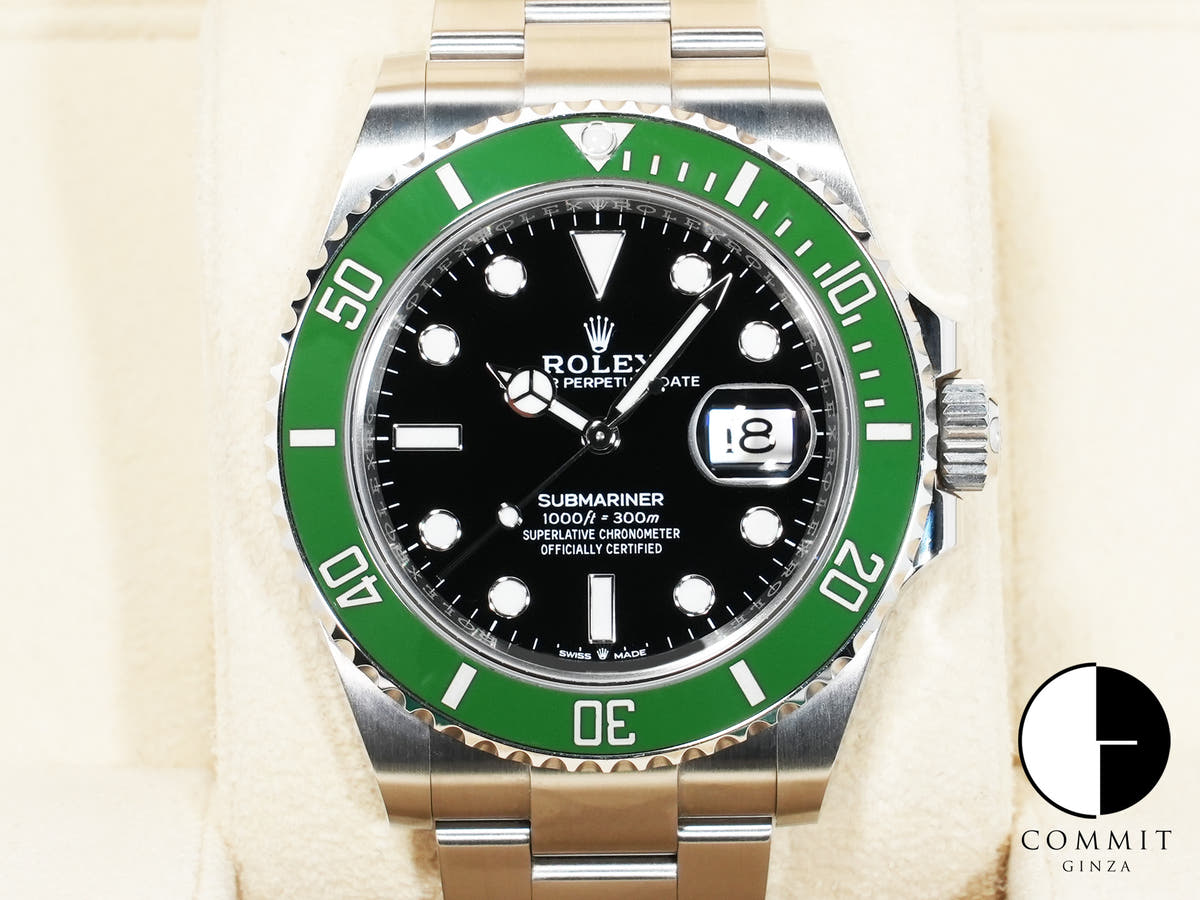 ロレックス サブマリーナー デイト Ref.126610LV ステンレススチール ブラック文字盤 中古 u4797xwo