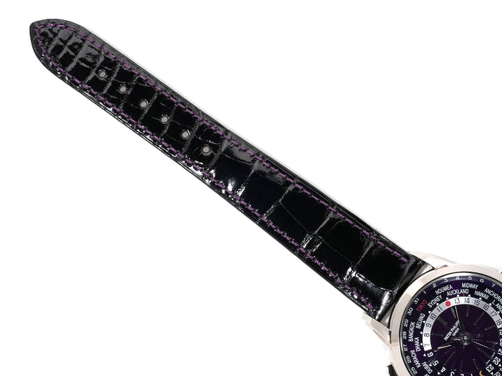 パテックフィリップ コンプリケーション ワールドタイム デイト Ref.5330G-010 ホワイトゴールド パープル文字盤 未使用 cwe9gsyp