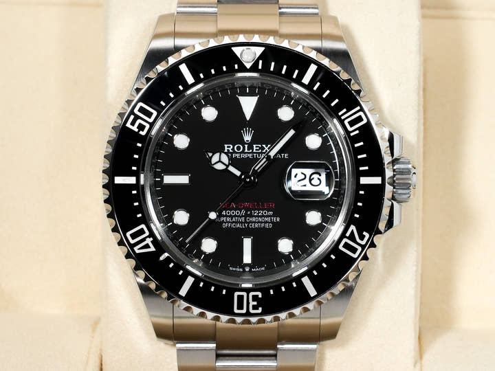 ロレックス シードゥエラー Ref.126600 ステンレススチール ブラック文字盤 美中古 n22mchcj