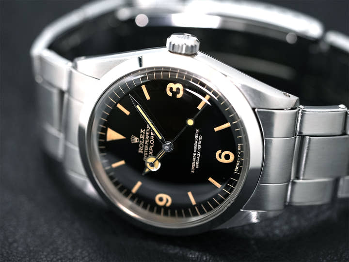 ロレックス エクスプローラーI Ref.1016 ステンレススチール ブラック文字盤 中古 b5amoutj