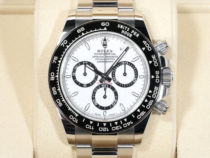 ロレックス デイトナ Ref.126500LN ステンレススチール ホワイト文字盤 美品 g2e36tcn