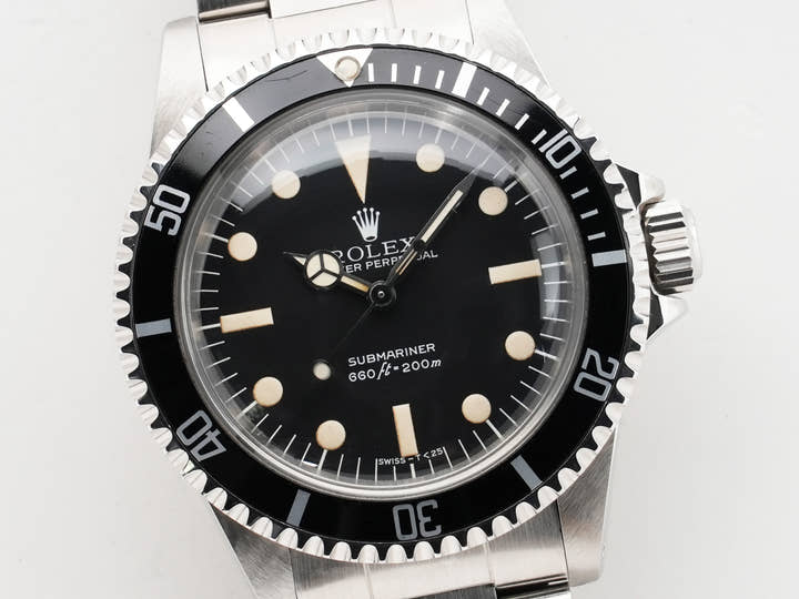 Rolex Submariner Ref. 5513 Stainless Steel Black Dial Pre-Owned pm4ucbfp