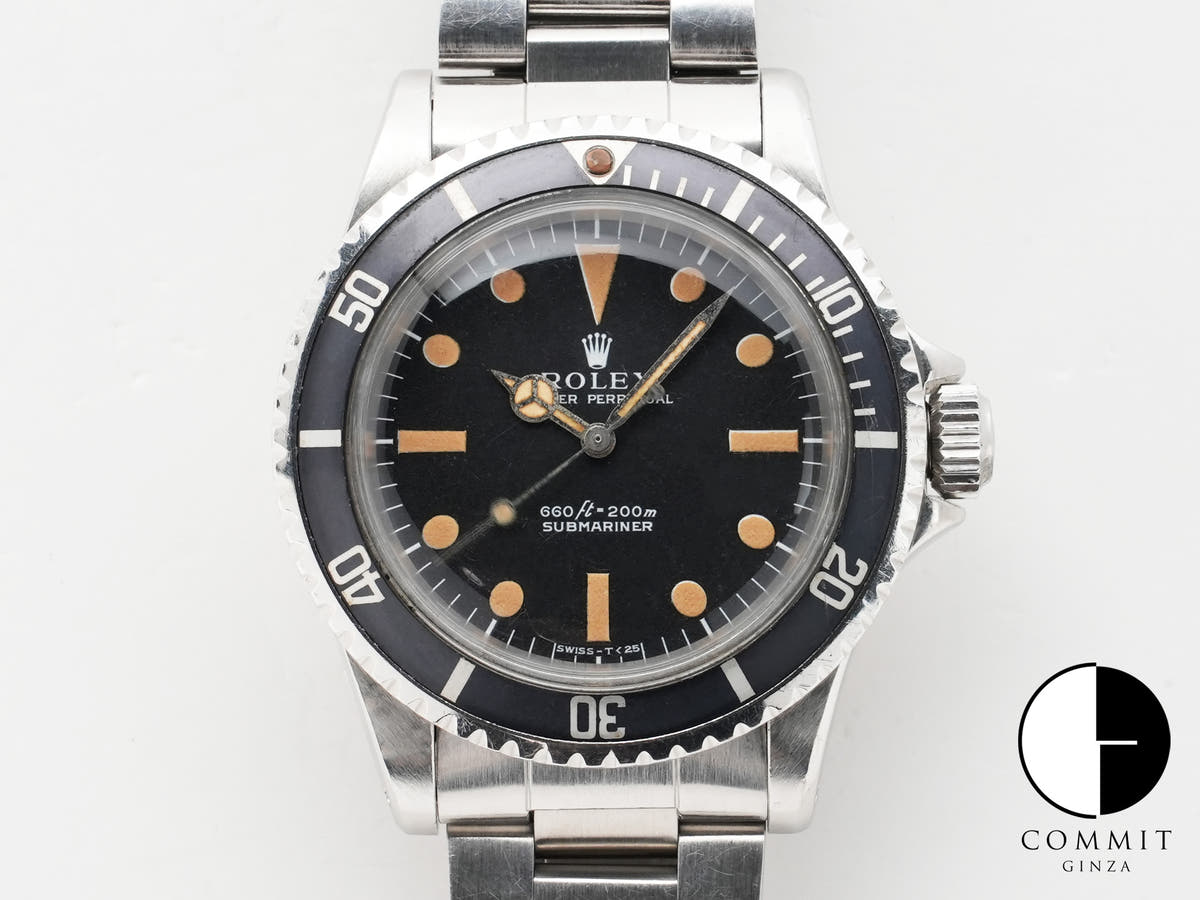 Rolex Submariner Ref. 5513 Stainless Steel Black Dial Used cto97uiq