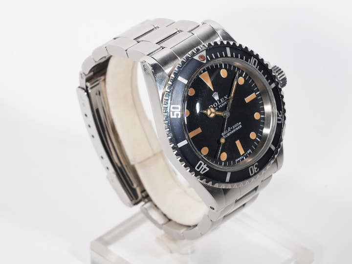 Rolex Submariner Ref. 5513 Stainless Steel Black Dial Used cto97uiq