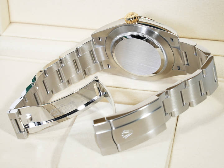 ロレックス オイスターパーペチュアル 41 Ref.134303 ステンレススチール/イエローゴールド スレート文字盤 未使用 mif49dgs