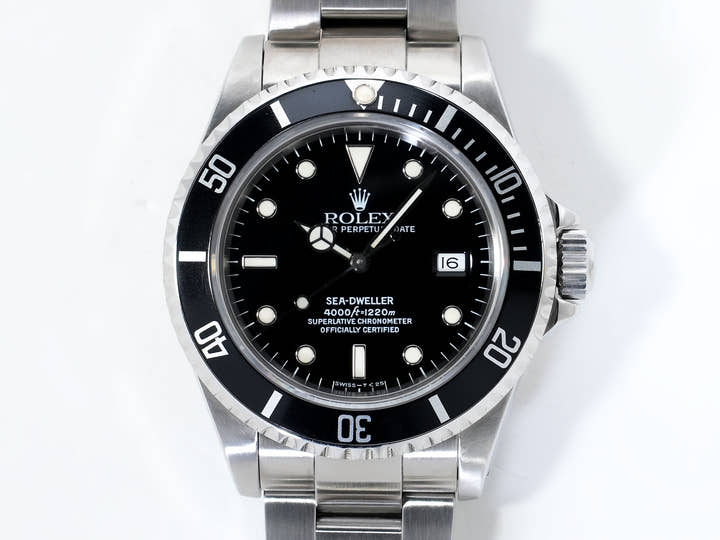 ロレックス シードゥエラー Ref.16600 ステンレススチール ブラック文字盤 美中古 89mjtud5