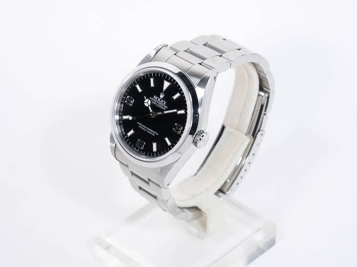 ロレックス エクスプローラーI Ref.14270 ステンレススチール ブラック文字盤 オイスターブレスレット 中古 ktu4ngj8