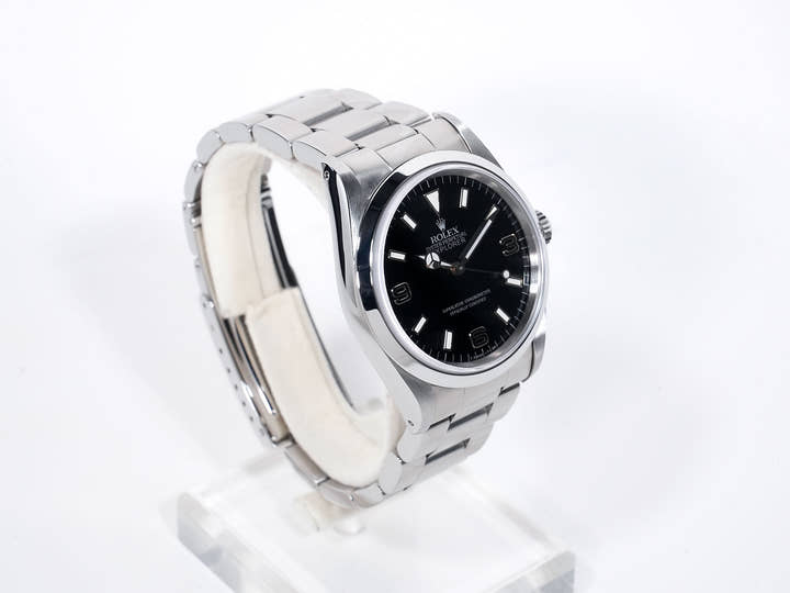 ロレックス エクスプローラーI Ref.14270 ステンレススチール ブラック文字盤 オイスターブレスレット 中古 ktu4ngj8