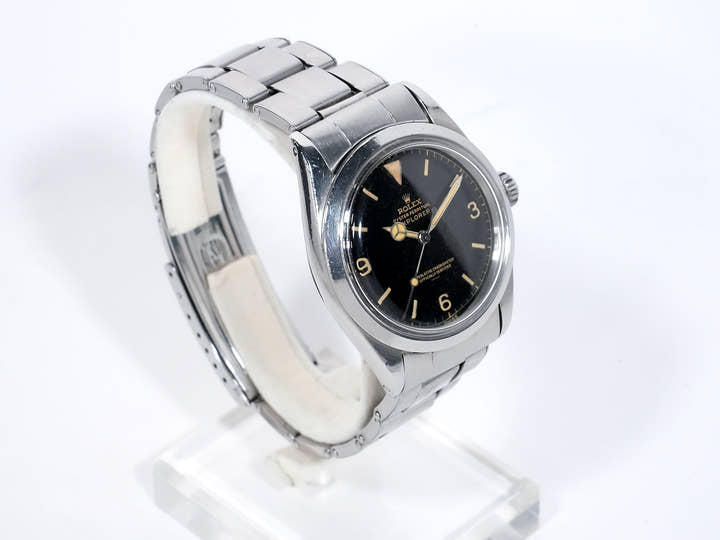 ロレックス エクスプローラーI Ref.1016 ステンレススチール ブラック文字盤 中古 gxrp49j3