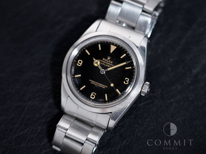 ロレックス エクスプローラーI Ref.1016 ステンレススチール ブラック文字盤 中古 gxrp49j3
