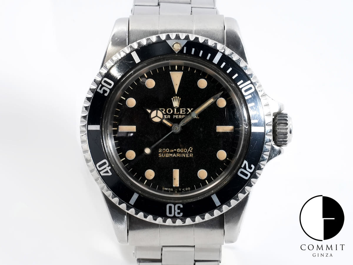 Rolex Submariner Ref. 5513 Stainless Steel Black Dial Used 4sb7uct6