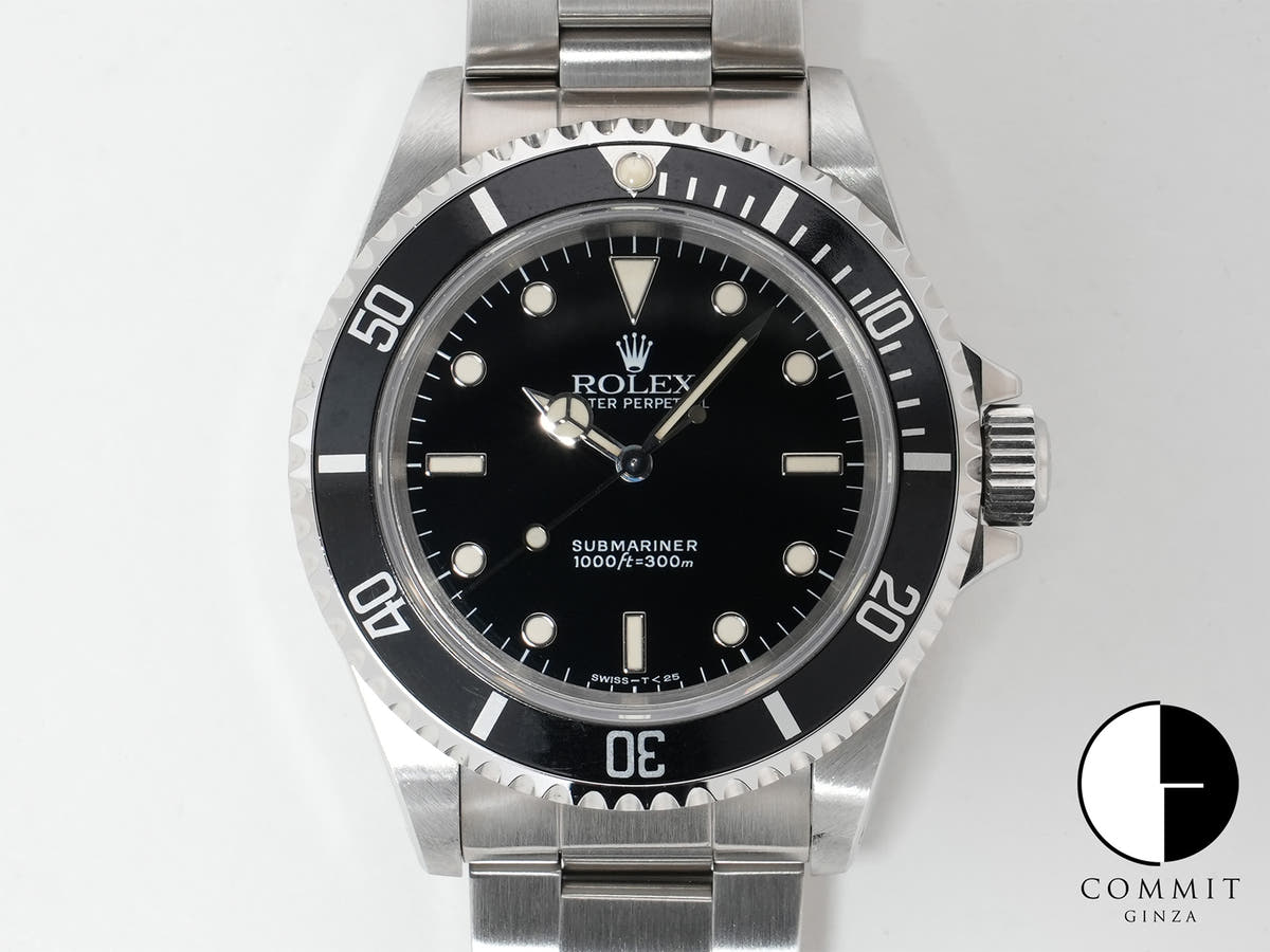 Rolex Submariner No-Date Ref. 14060 Stainless Steel Black Dial Excellent Condition 7gaybbvv