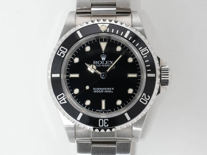 Rolex Submariner No-Date Ref. 14060 Stainless Steel Black Dial Excellent Condition 7gaybbvv