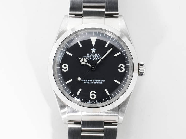 ロレックス エクスプローラーI Ref.1016 ステンレススチール ブラック文字盤 中古 zuduhxz3