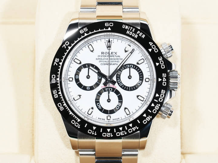ロレックス デイトナ Ref.116500LN ステンレススチール ホワイト文字盤 美品 qg7nbadu